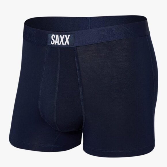SAXX Vibe Super Soft Slim Fit Trunks - Navy - Men's Size M - SXTM35 - Picture 1 of 6